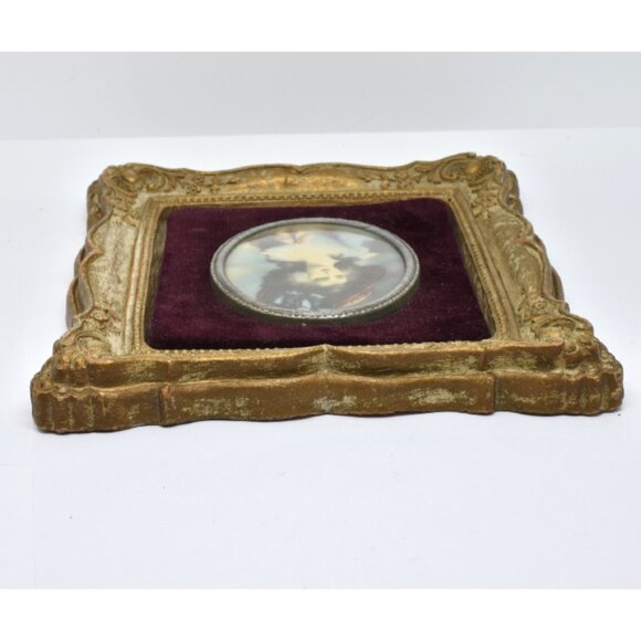 Vintage A Cameo Creations Lady Sheffield, Thomas Gainsborough, Wall Decor, 1940s - Picture 5 of 7